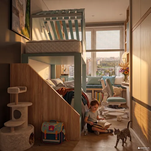 School. Kids bedroom_ challenge 