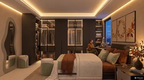 Luxury Warm Autumn Bedroom