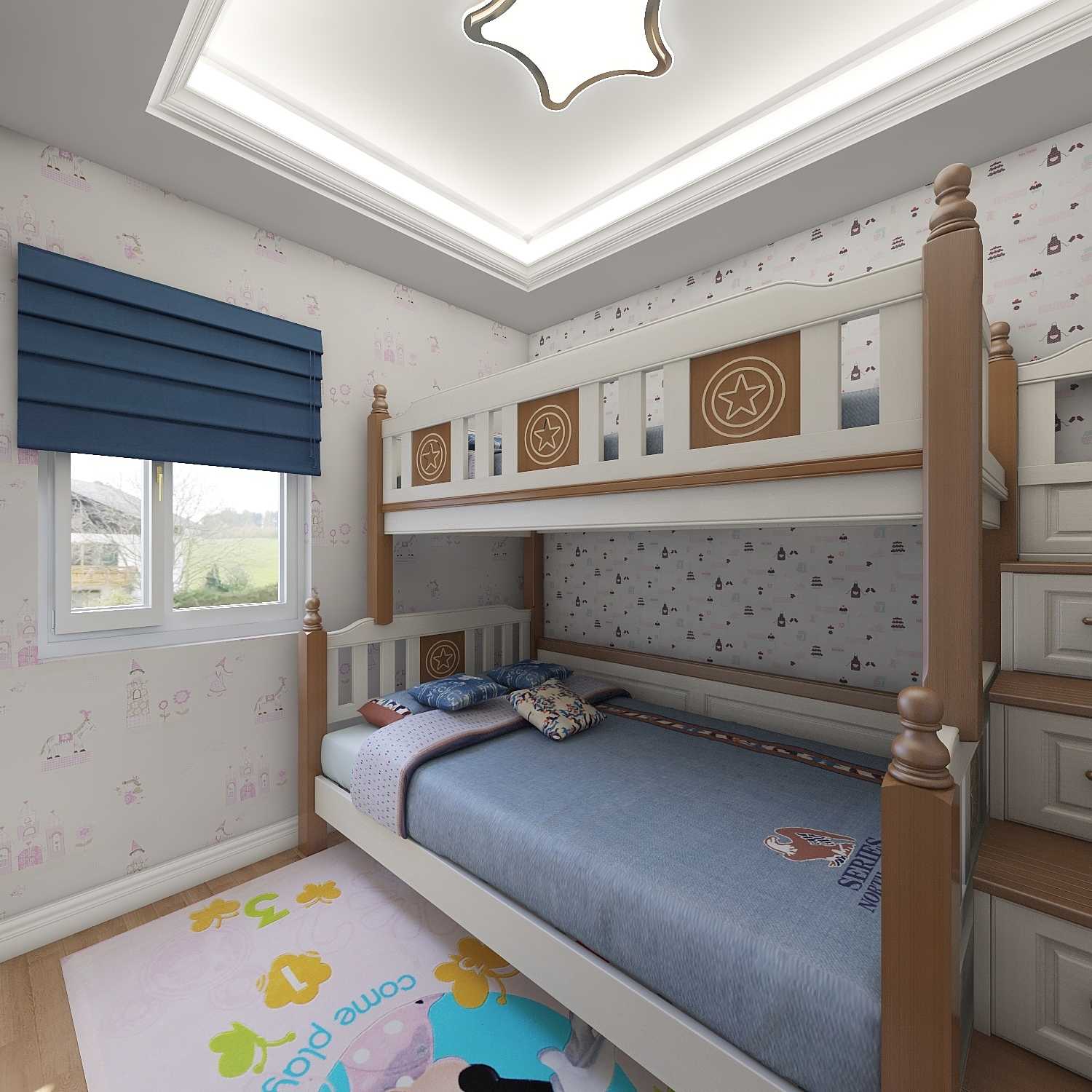 欧式风格儿童房装修设计效果图
