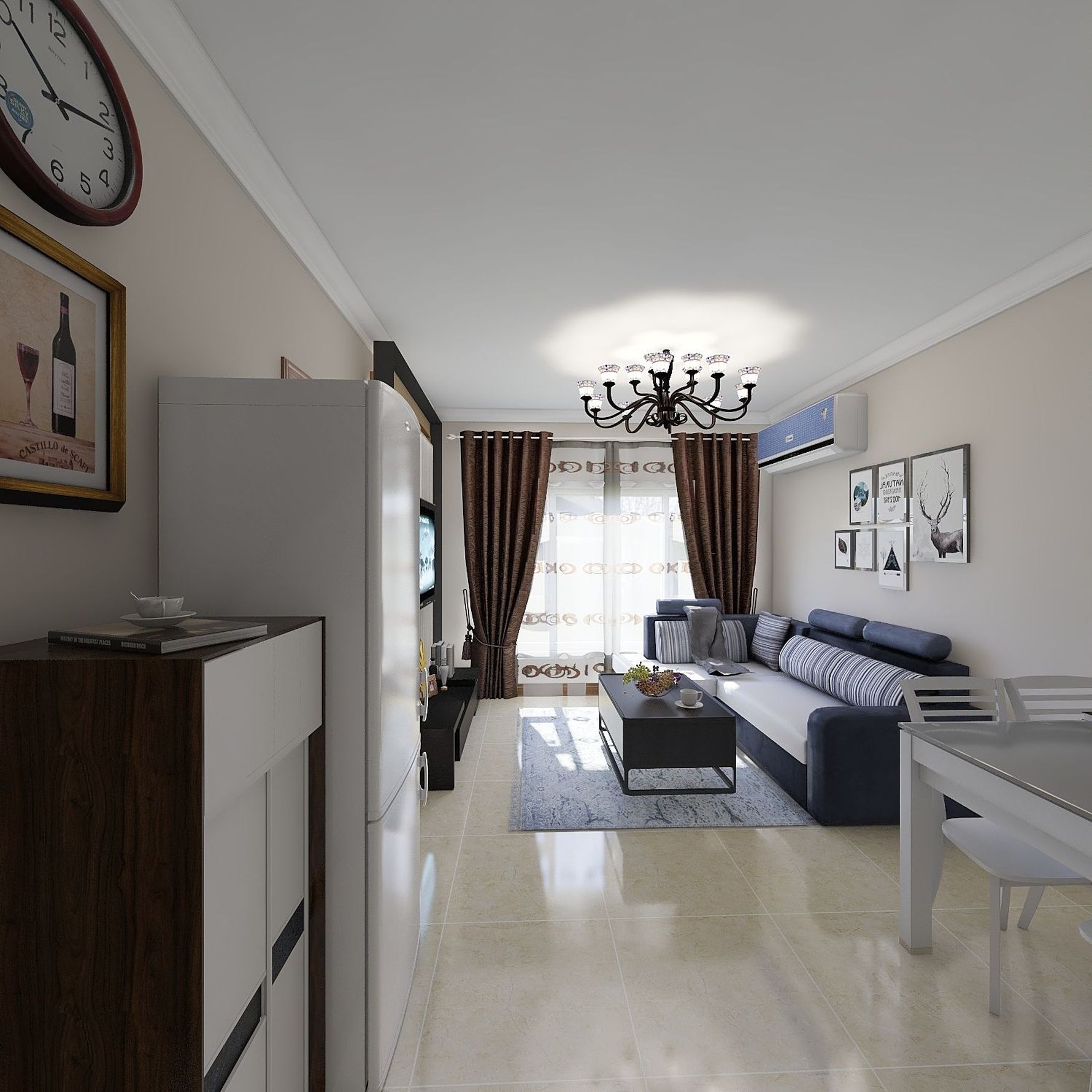 其它风格两室一厅装修设计效果图