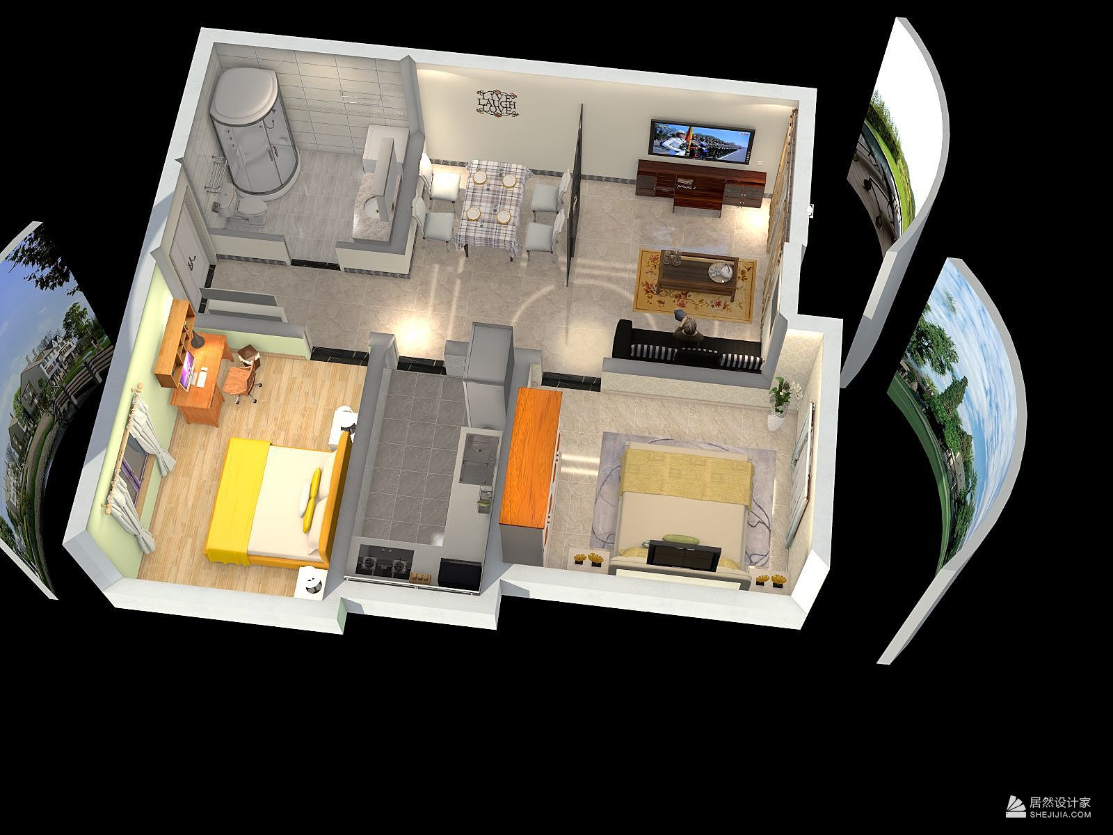 budongai@3d装修设计案例 - 室内装修设计师 - 躺平设计家