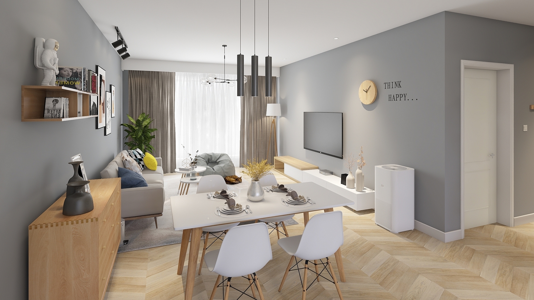 北欧风格装修设计效果图