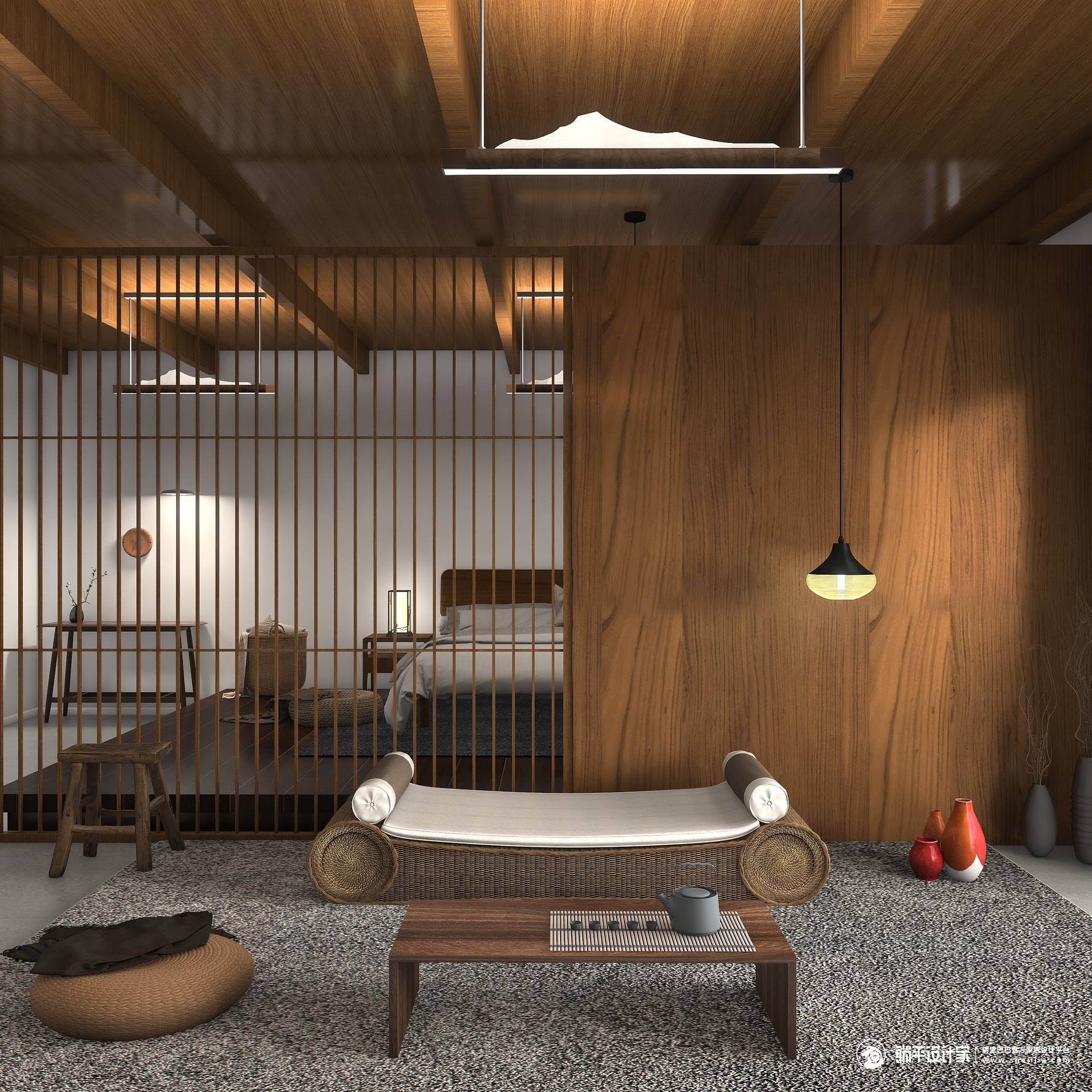 其它风格一室两厅装修设计效果图