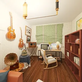 Professional interior design created with Homestyler 3D design software