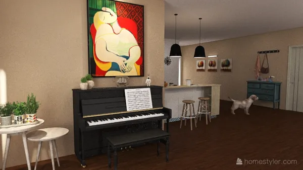 Professional interior design created with Homestyler 3D design software