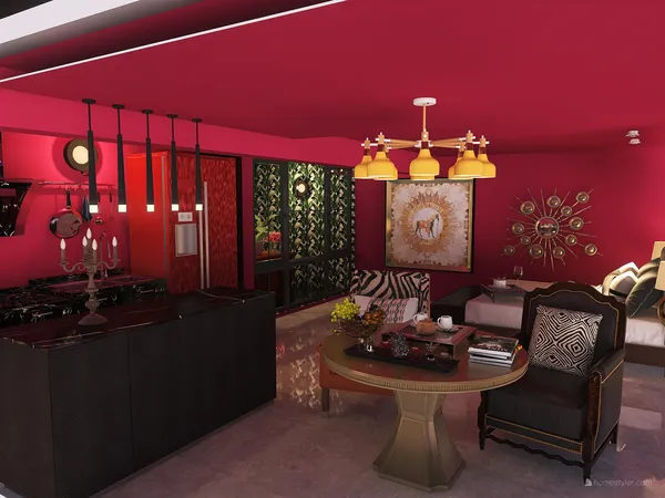 Professional interior design created with Homestyler 3D design software