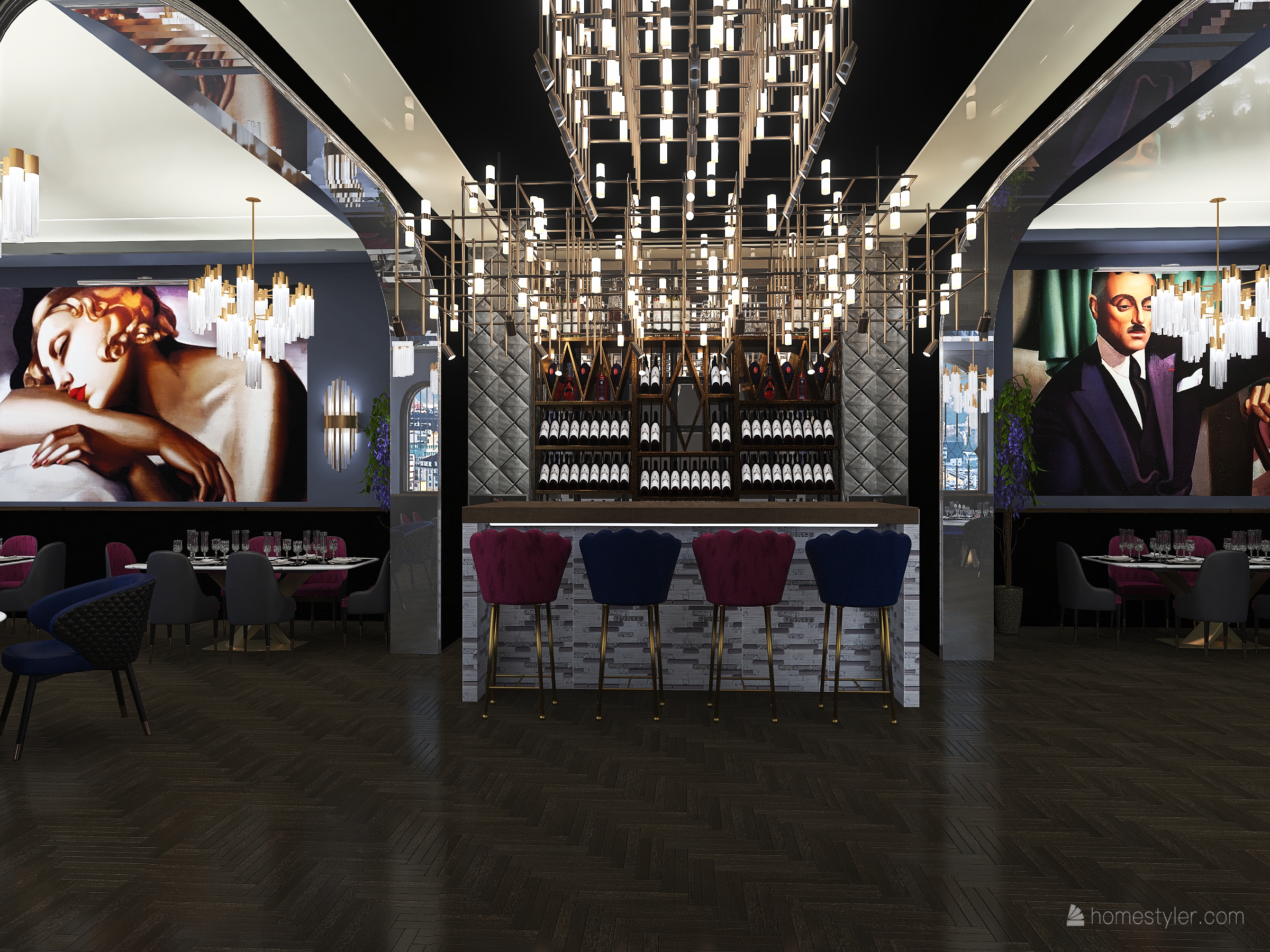 #HSDA2020Commercial - Le Fanfaron - New Art Deco Restaurant