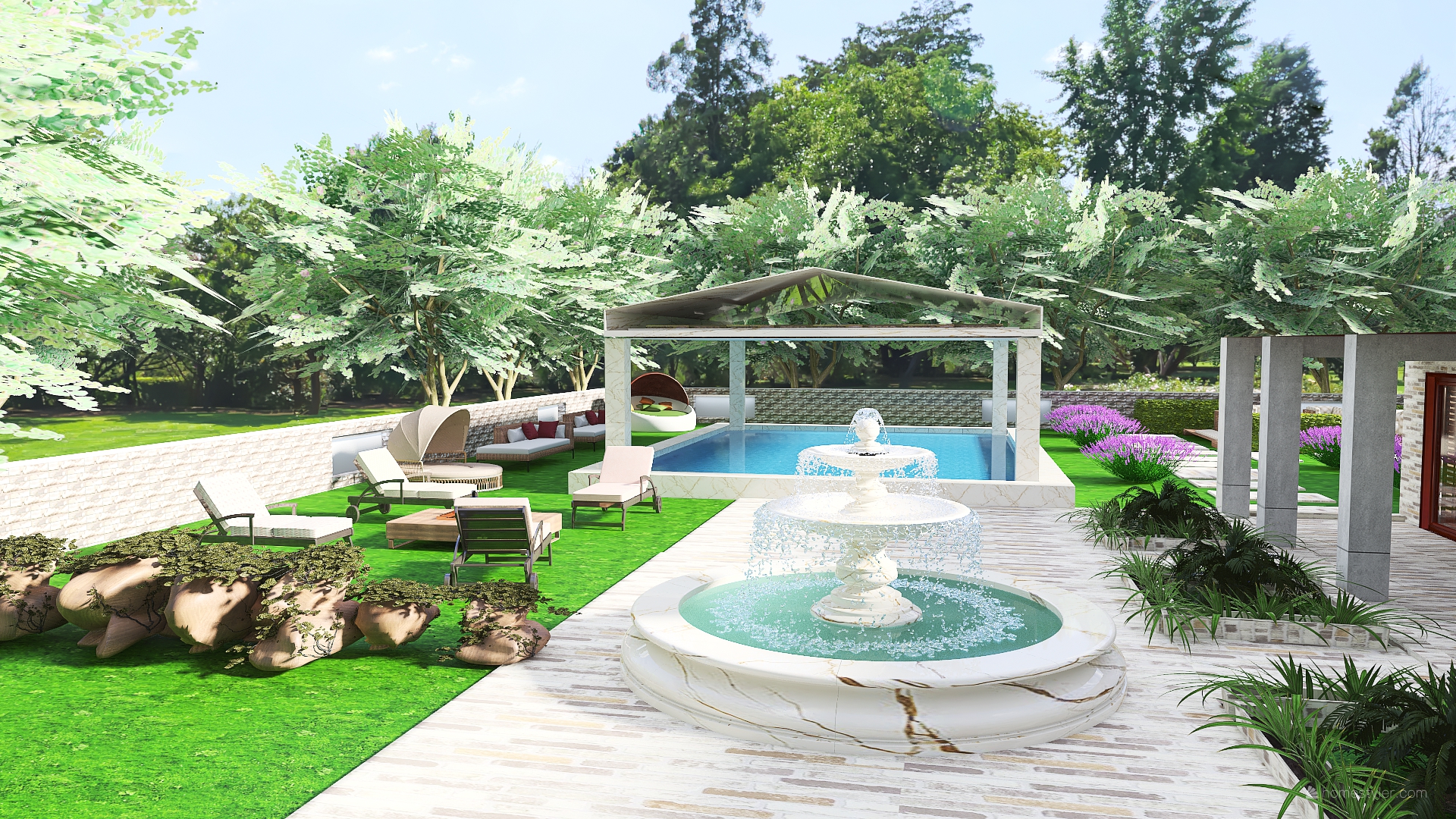 villetta a mattoncino