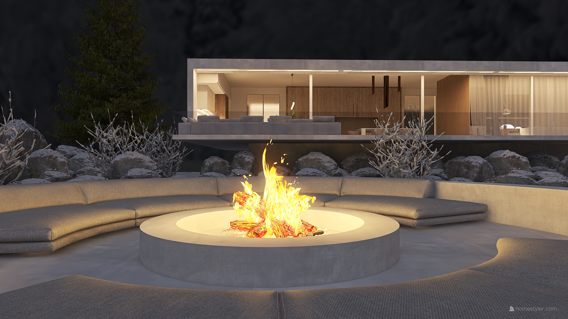 Concrete Mountain House