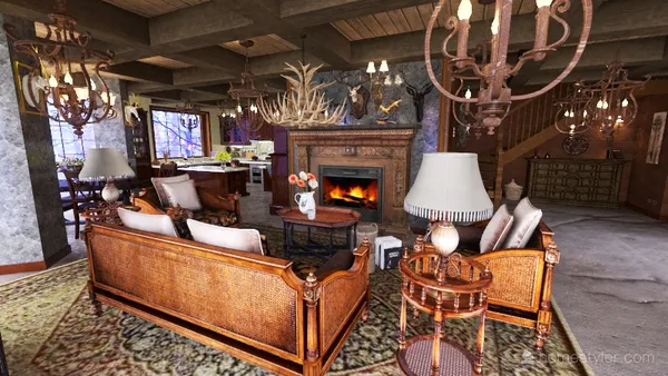 Professional interior design created with Homestyler 3D design software