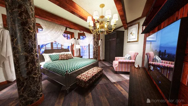 Professional interior design created with Homestyler 3D design software