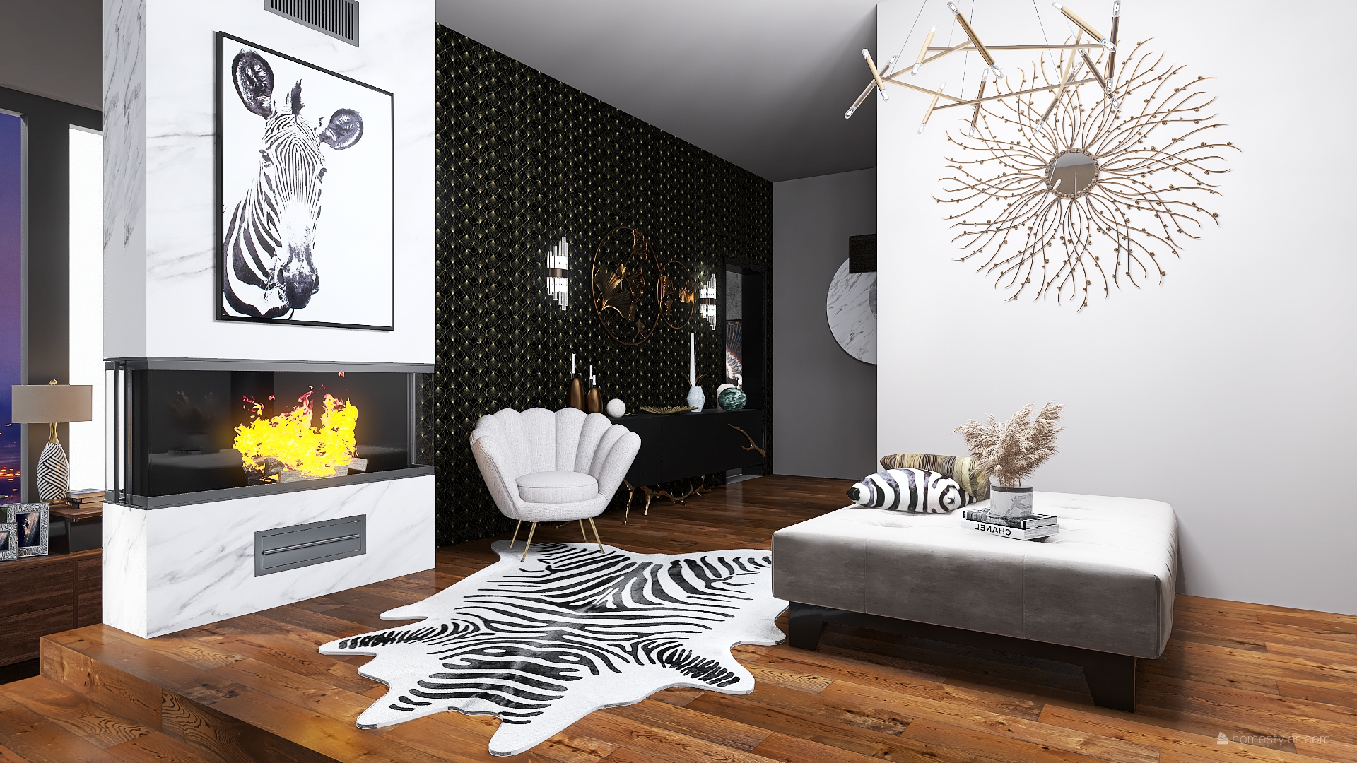 Modern Art-Deco Condo