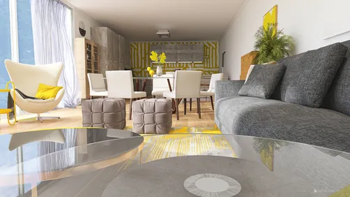 Pantone 2021 Yellow & Grey Home