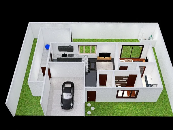 Professional interior design created with Homestyler 3D design software