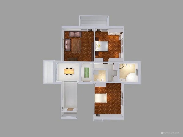 Professional interior design created with Homestyler 3D design software