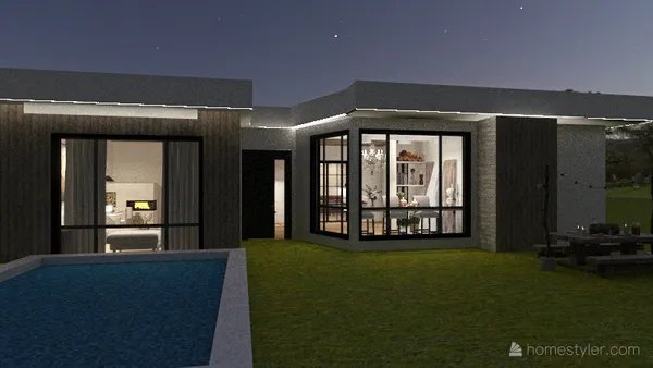 Professional interior design created with Homestyler 3D design software