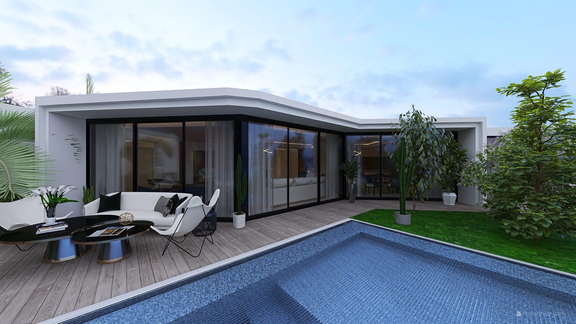 luxury tunisien house modern