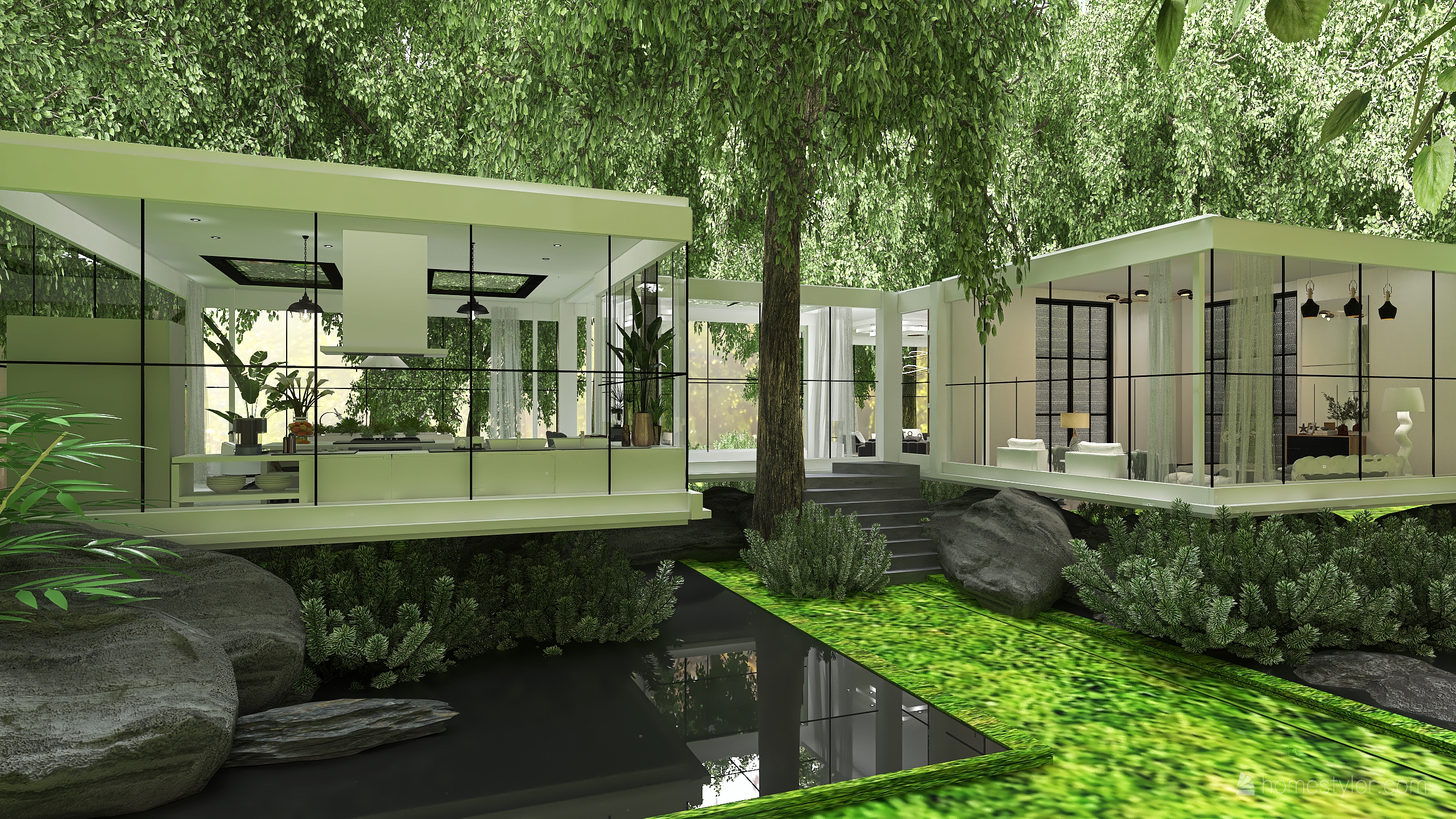 Isolation in the woods