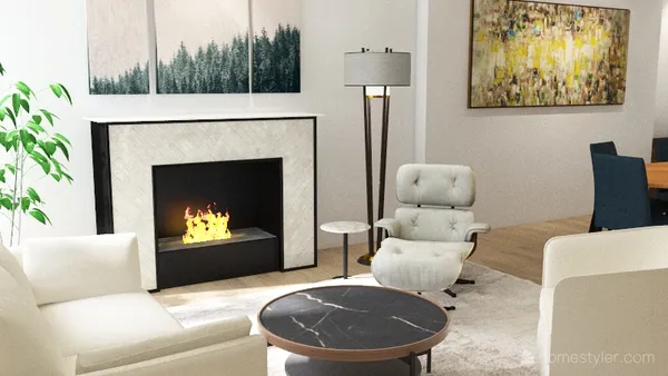 Professional interior design created with Homestyler 3D design software