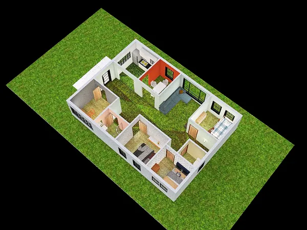 Professional interior design created with Homestyler 3D design software