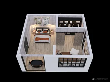 Professional interior design created with Homestyler 3D design software