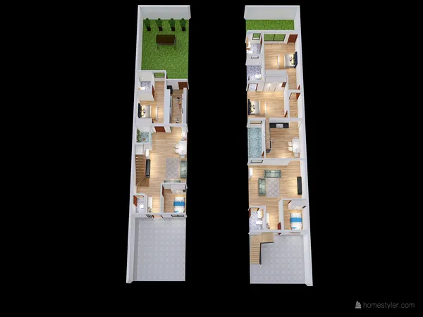 Professional interior design created with Homestyler 3D design software