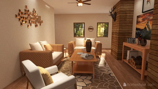 Professional interior design created with Homestyler 3D design software