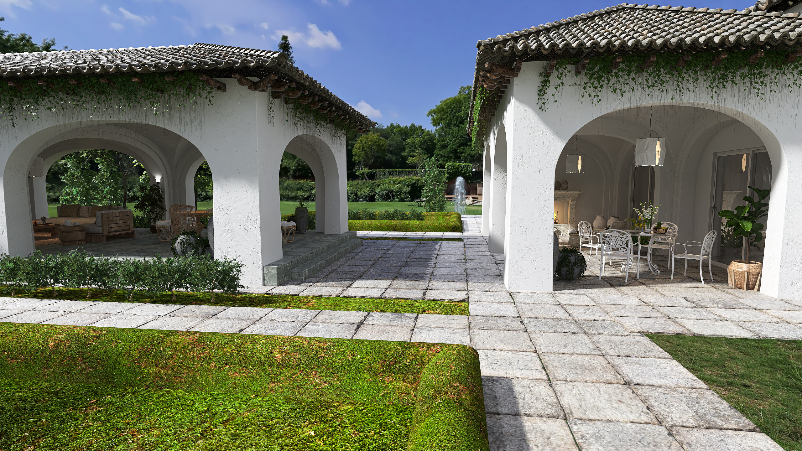 Antigua casa de campo modernizada