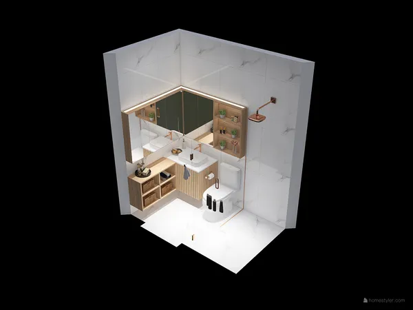 Professional interior design created with Homestyler 3D design software