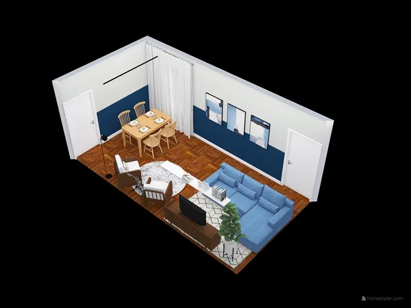 Professional interior design created with Homestyler 3D design software