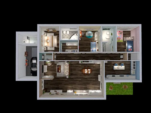 Una casa rustica per una famiglia