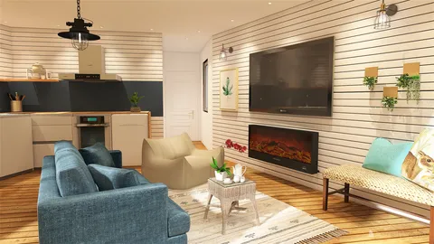 Professional interior design created with Homestyler 3D design software