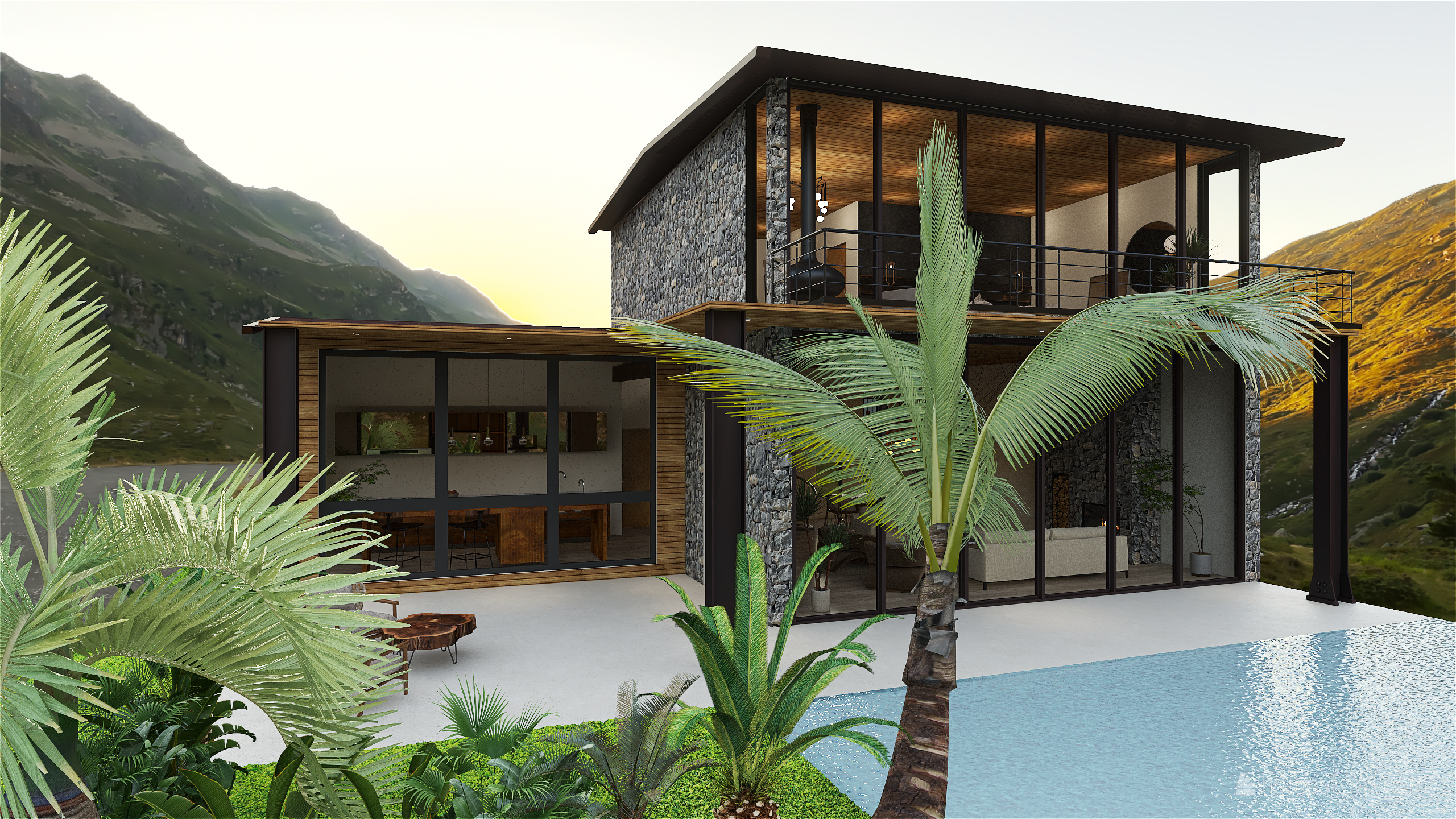 manssão na montanha