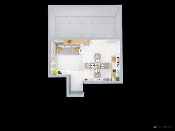 Professional interior design created with Homestyler 3D design software