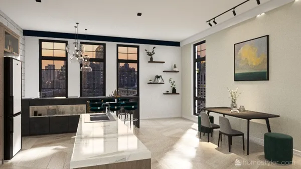Professional interior design created with Homestyler 3D design software