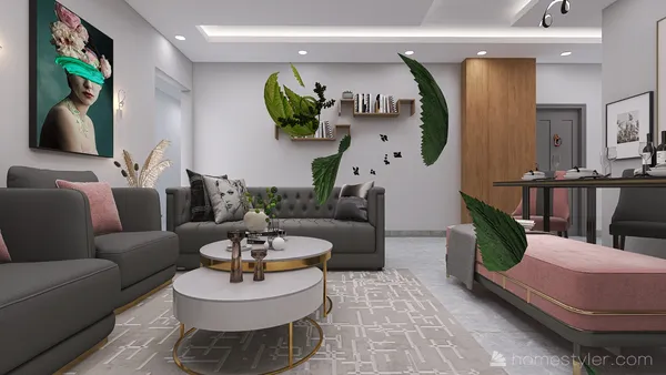 Professional interior design created with Homestyler 3D design software