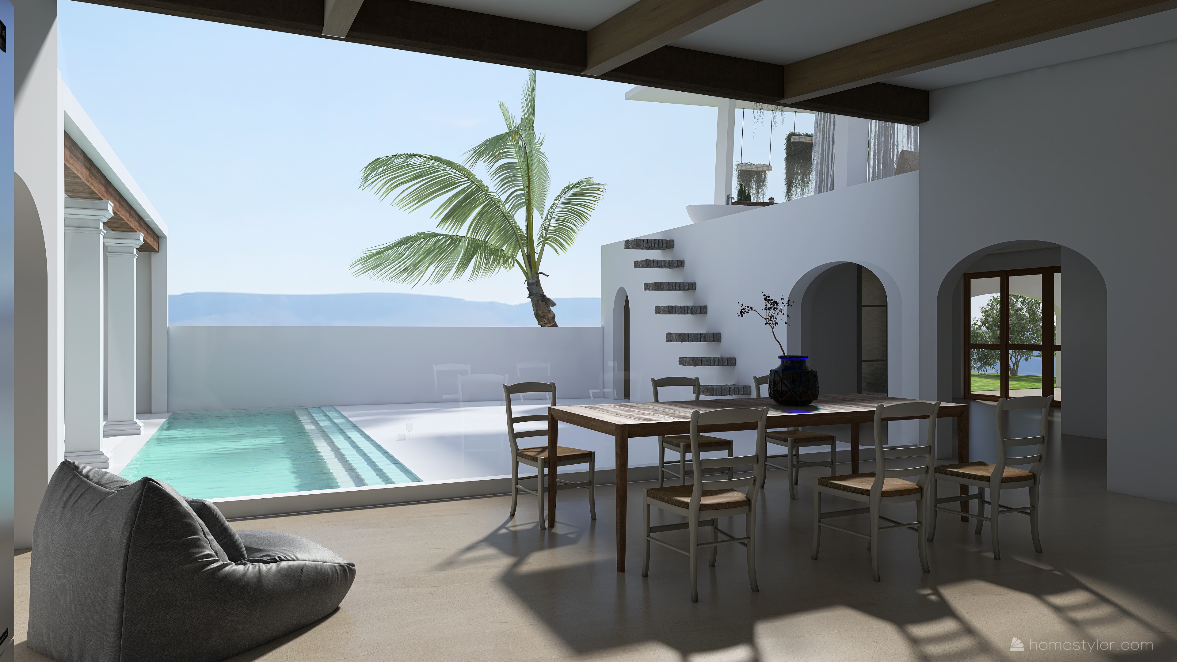 La casa de la palmera