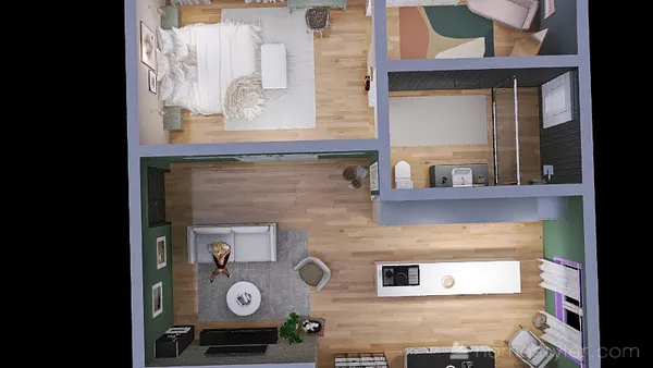 Professional interior design created with Homestyler 3D design software