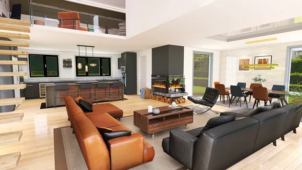 Professional interior design created with Homestyler 3D design software