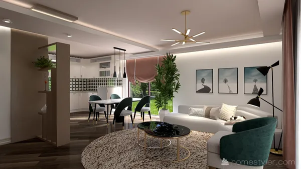 Professional interior design created with Homestyler 3D design software