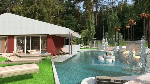 Un rifugio moderno nel verde