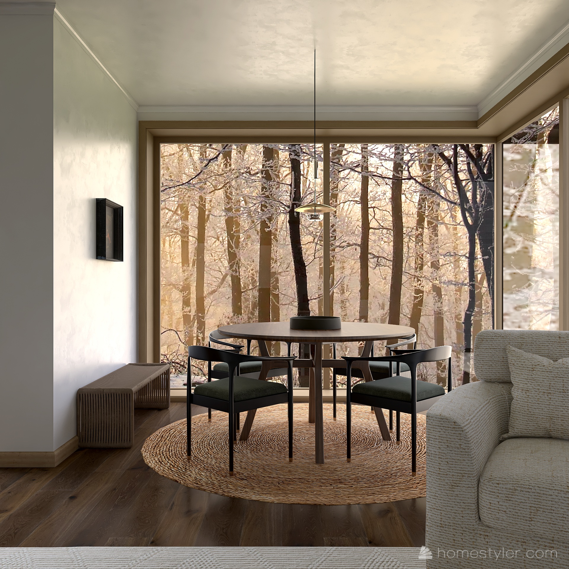 Winter Woodlands Home