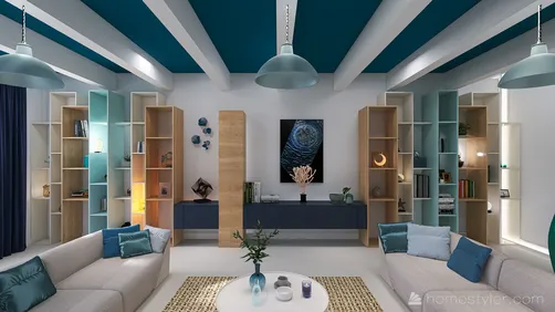 #OceanContest- Sassa Blue Livingroom