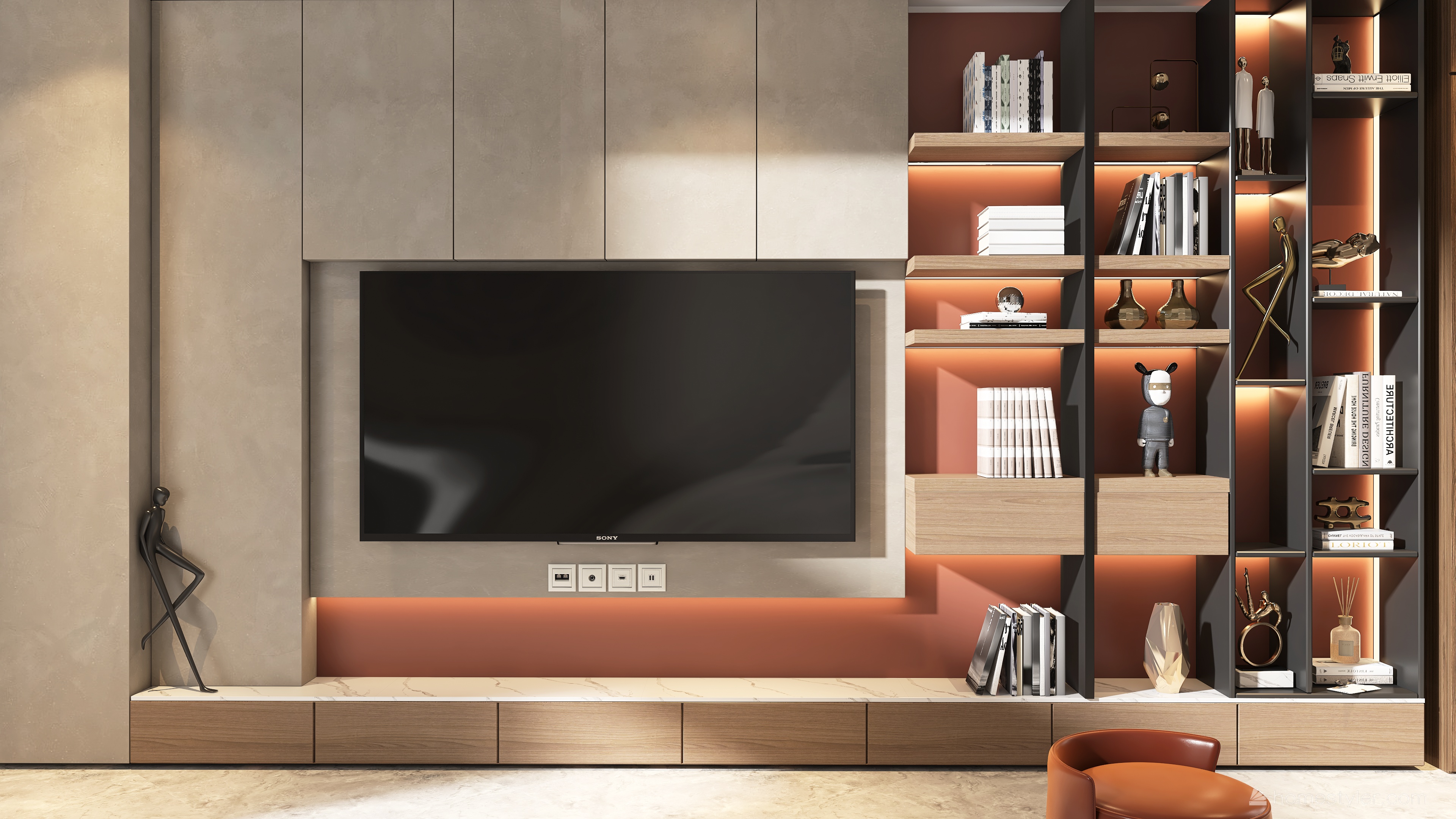 Demo Project of Background Wall Model Package