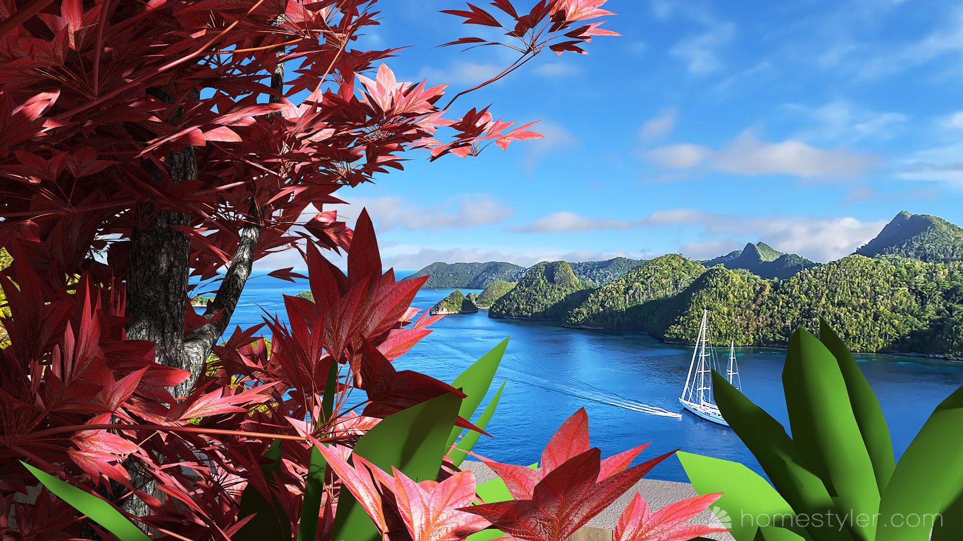 #OceanContest High over the mountain