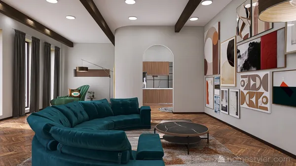 Professional interior design created with Homestyler 3D design software