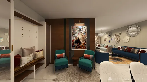 Professional interior design created with Homestyler 3D design software