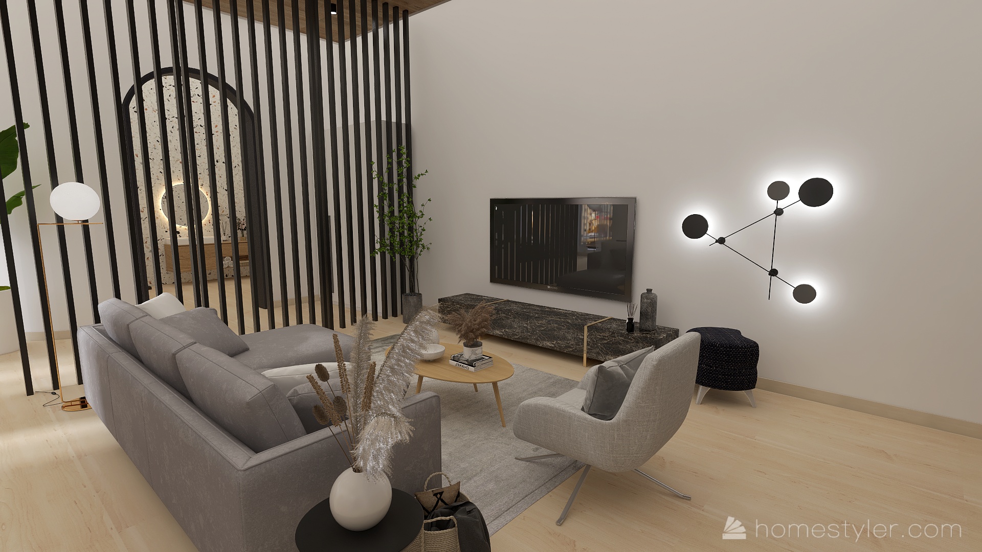 #EmptyRoomContest-Moody studio apartment