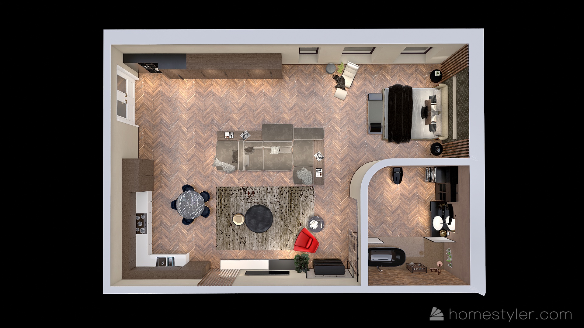 #EmptyRoomContest-studio apartment