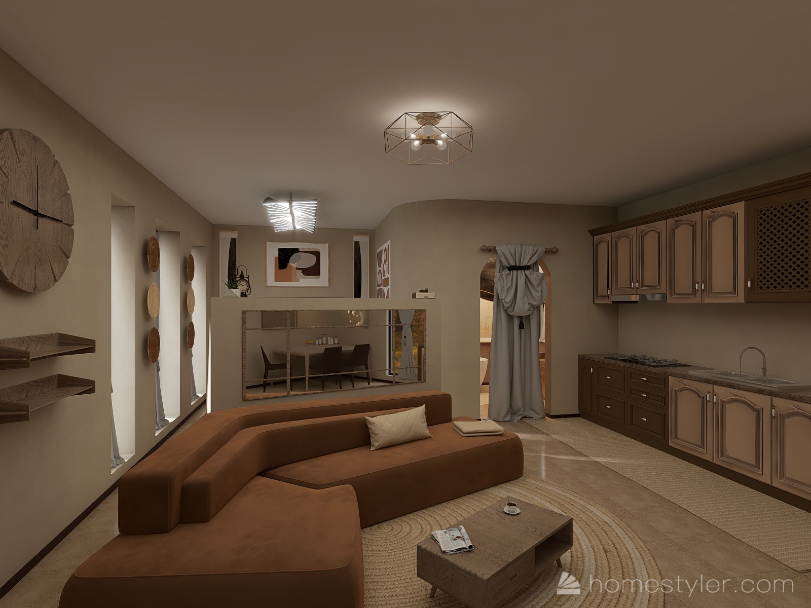 #EmptyRoomContest Modern Wood Apartment